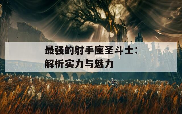 最强的射手座圣斗士：解析实力与魅力