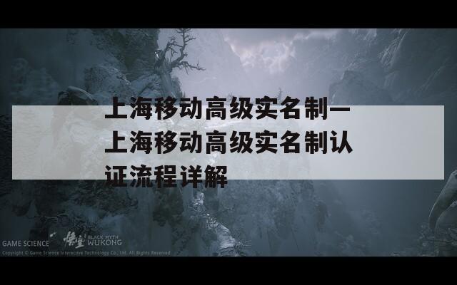 上海移动高级实名制—上海移动高级实名制认证流程详解