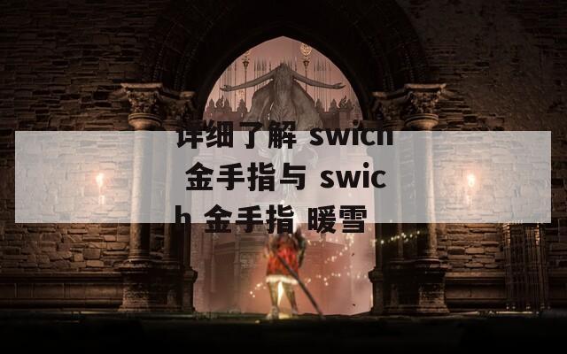 详细了解 swich 金手指与 swich 金手指 暖雪