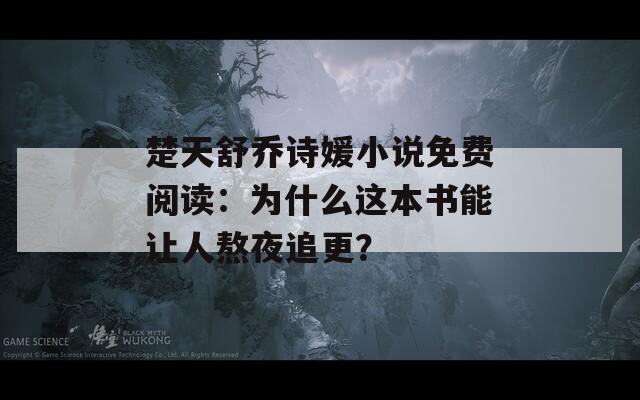 楚天舒乔诗媛小说免费阅读：为什么这本书能让人熬夜追更？